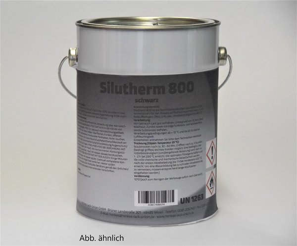 Silutherm 800 - hitzebeständiges Beschichtungsmaterial bis 800 °C - 2,5 kg