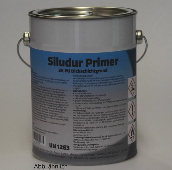 Siludur Primer - 2K PU Metallgrund/Dickschichtgrund 5 kg inkl. Härter